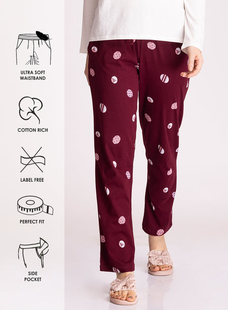CIRCLE PRINT PYJAMA (PB10030P009)