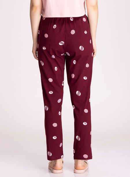 CIRCLE PRINT PYJAMA (PB10030P009)
