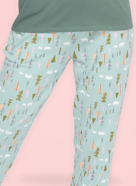 TREE PRINT PYJAMA (PB10030P012)