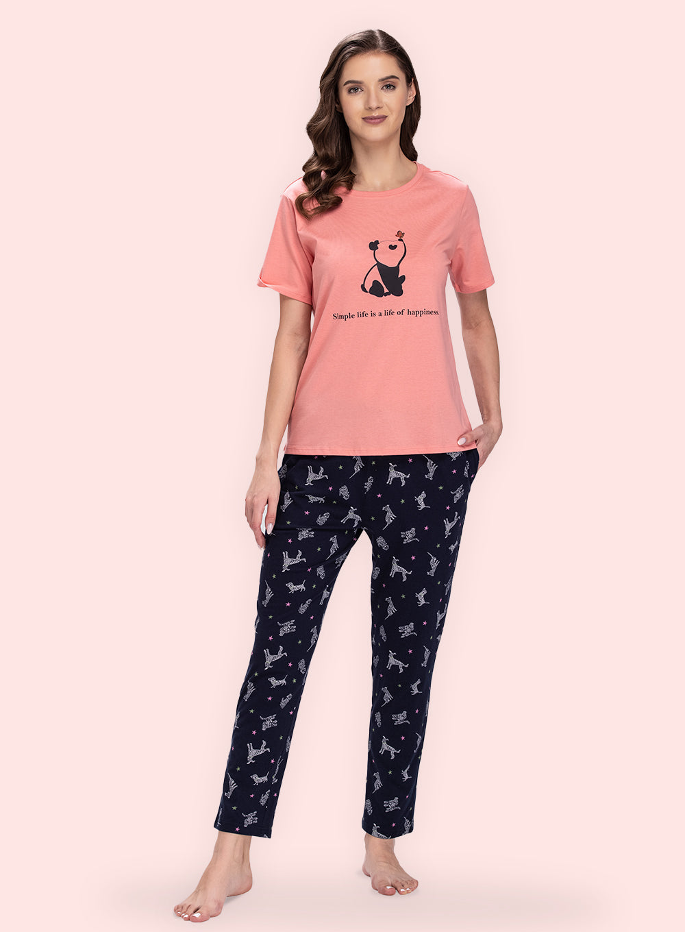DOG PRINT PYJAMA (PB10030P014)