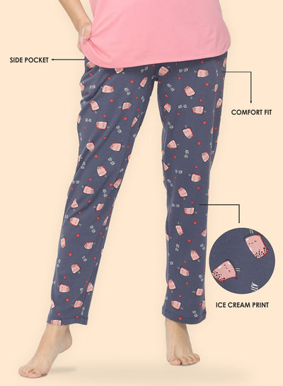 ICE CREAM PRINT PYJAMA (PB10030P015)