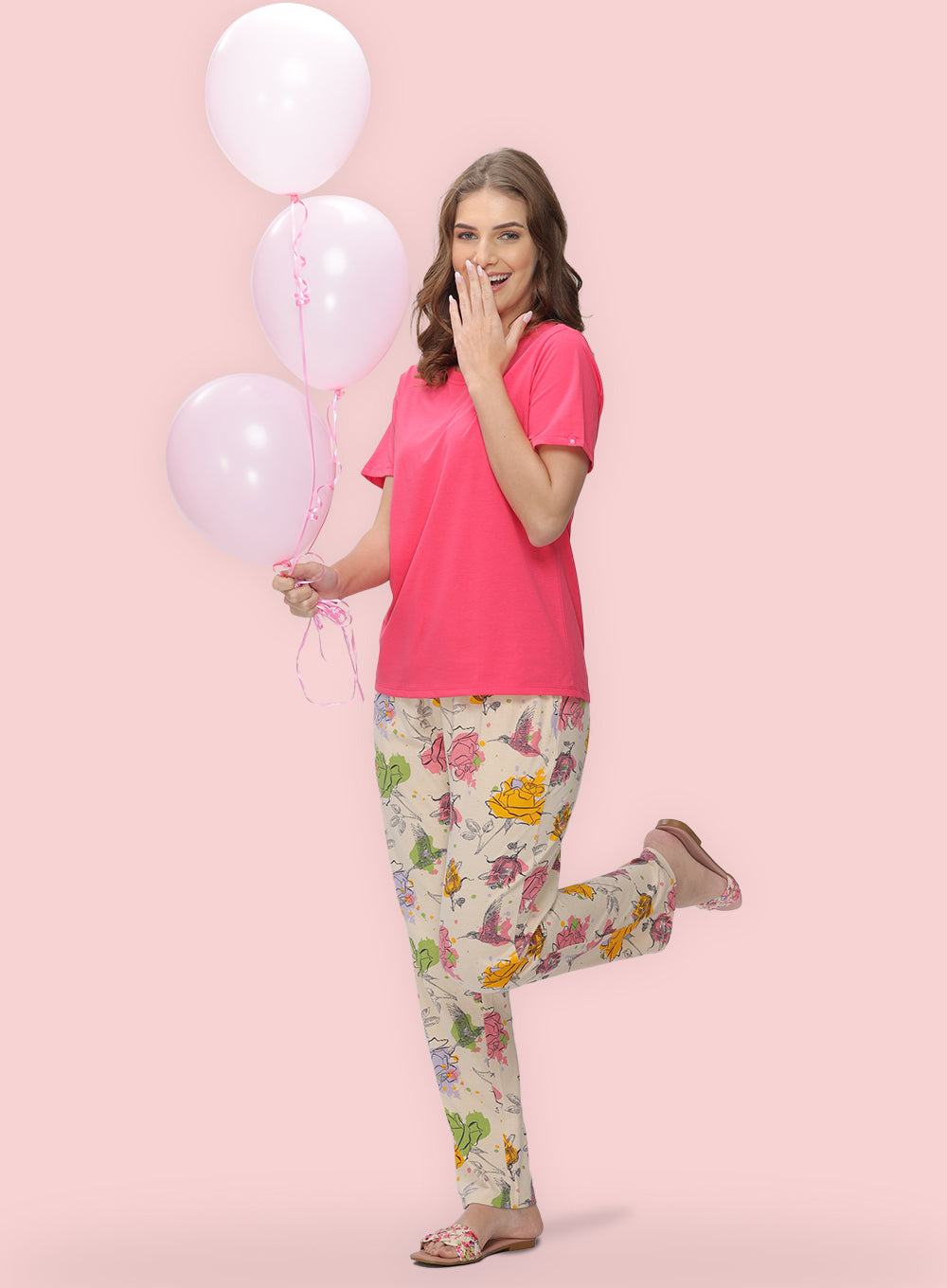 ROSE PRINT PYJAMA (PB10030P016)