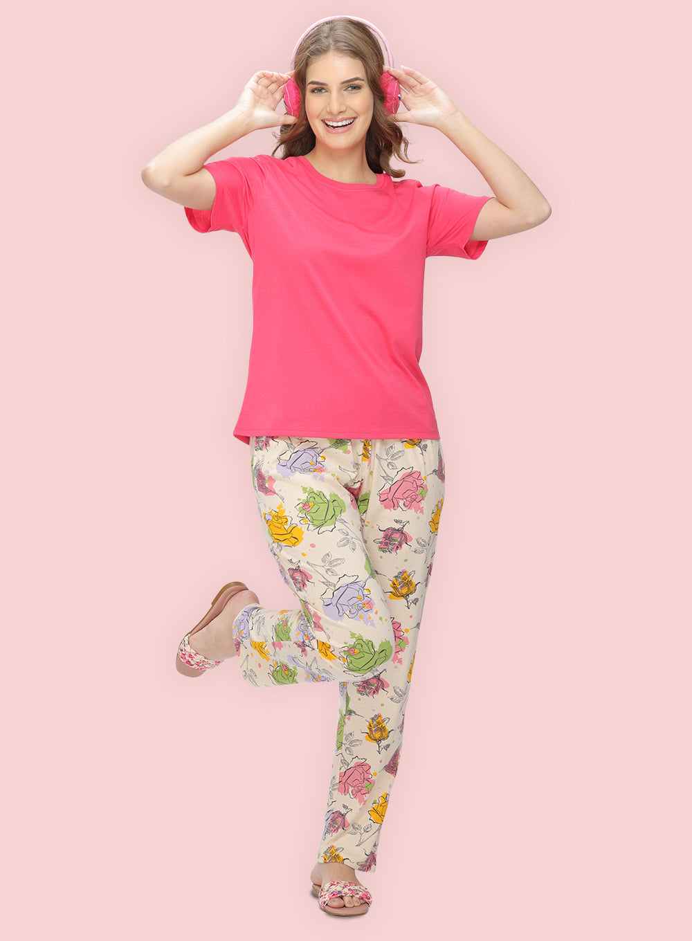 ROSE PRINT PYJAMA (PB10030P016)