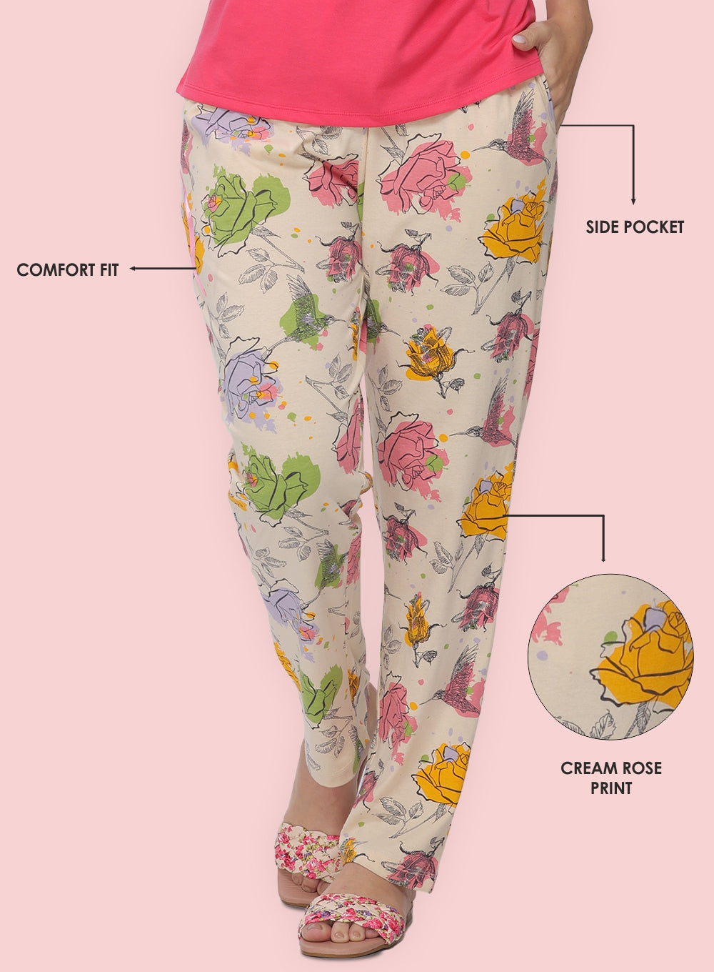 ROSE PRINT PYJAMA (PB10030P016)