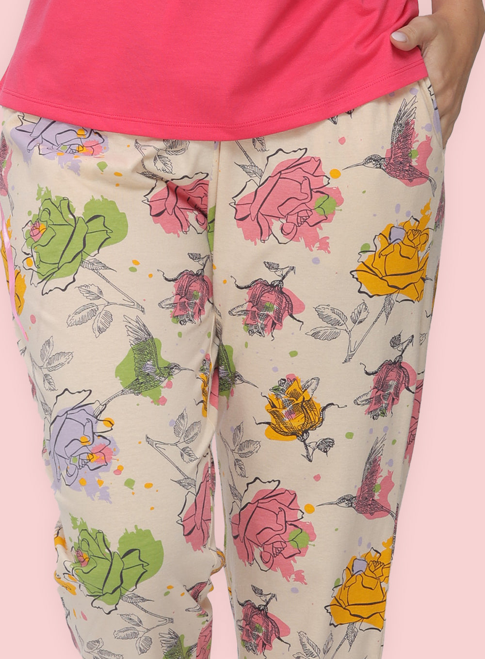 ROSE PRINT PYJAMA (PB10030P016)