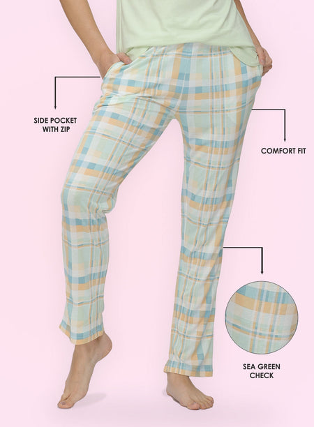 #Color_SEA GREEN CHECK