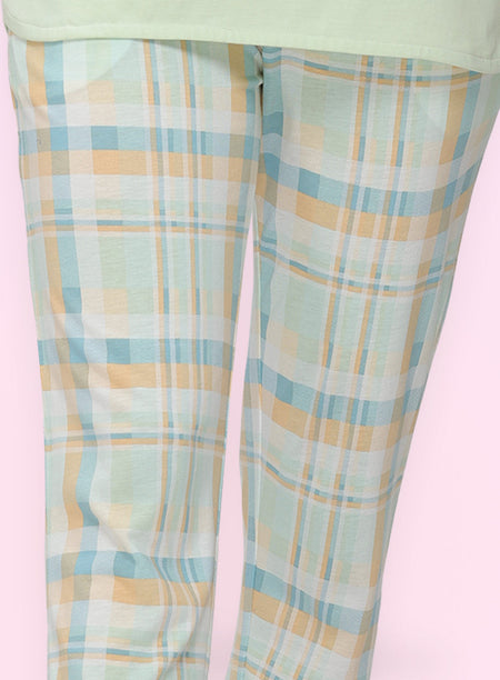 #Color_SEA GREEN CHECK