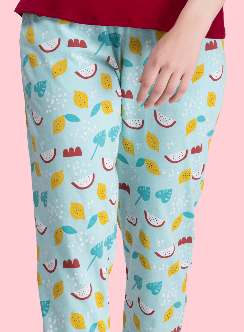 LEMON PRINTED PYJAMA (PB10020P032)