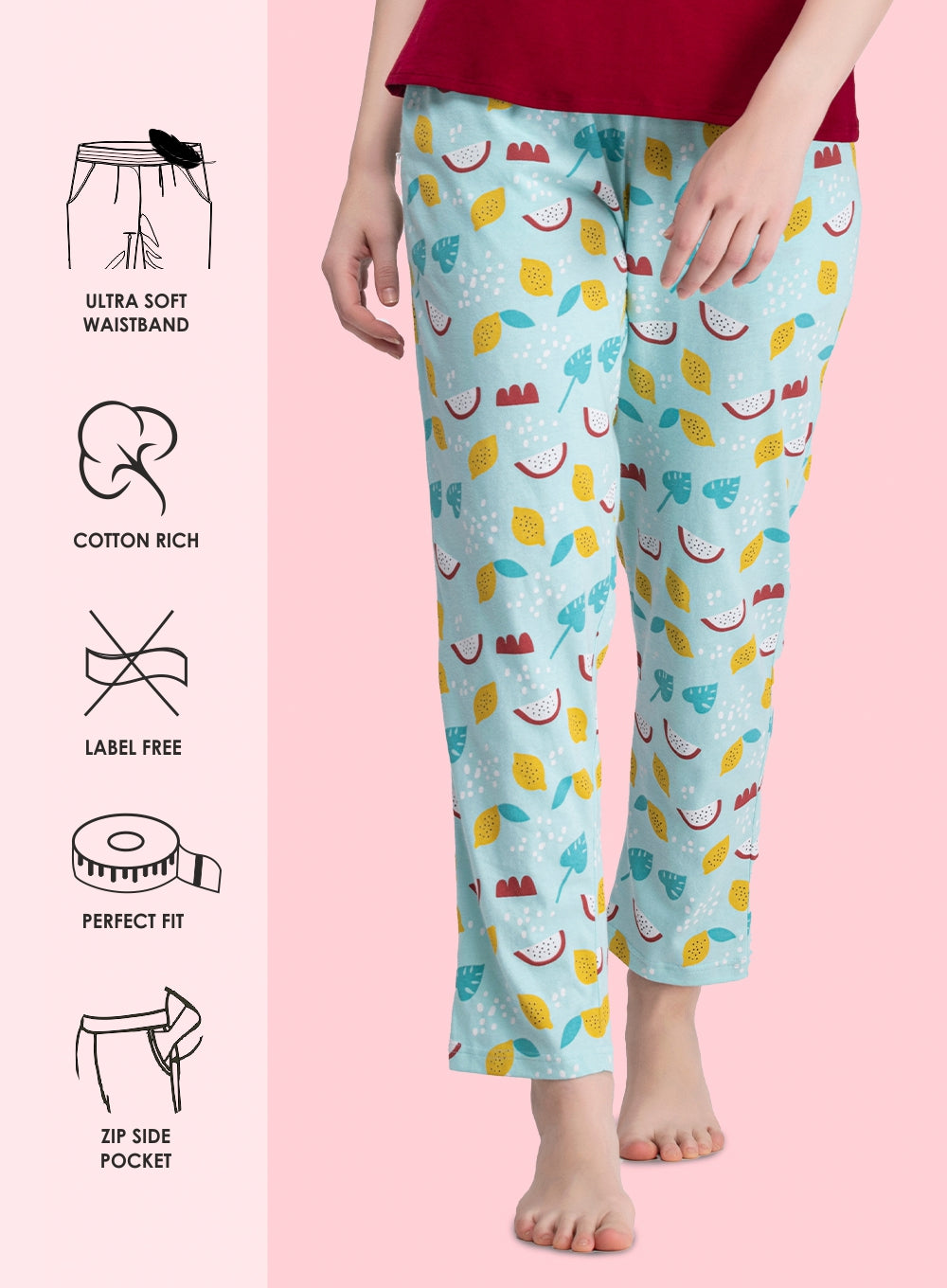 LEMON PRINTED PYJAMA (PB10020P032)