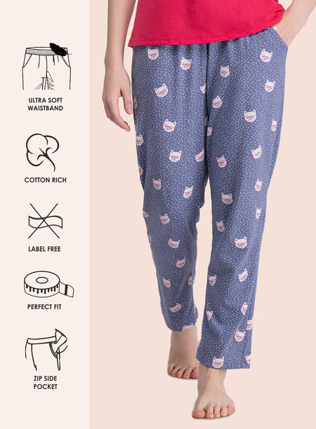 KITTY PRINT PYJAMA (PB10010P033)