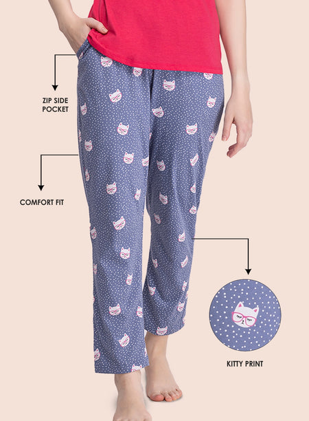 KITTY PRINT PYJAMA (PB10010P033)