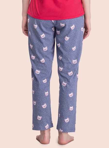 KITTY PRINT PYJAMA (PB10010P033)