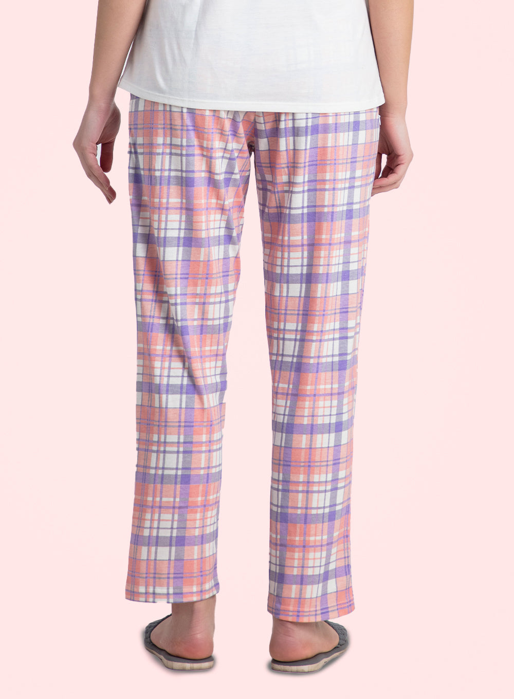 PASTEL CHECK PRINTED  PYJAMA (PB10050P036)