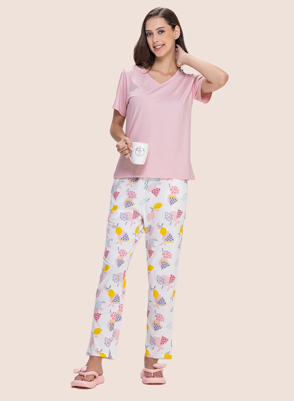 FRUIT FIESTA PRINTED PYJAMA (PB10050P038)