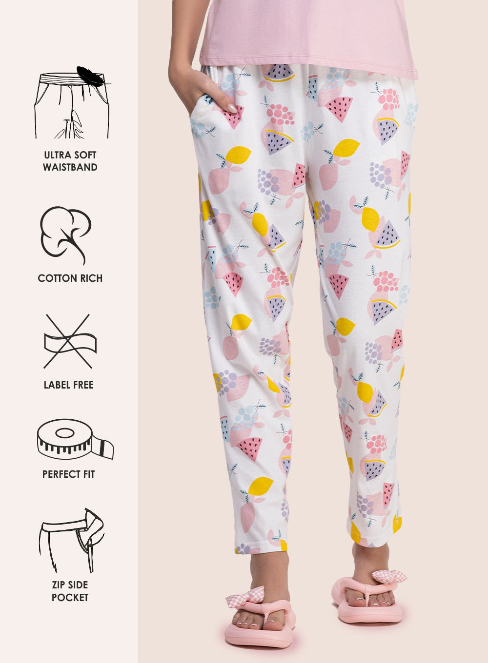 FRUIT FIESTA PRINTED PYJAMA (PB10050P038)