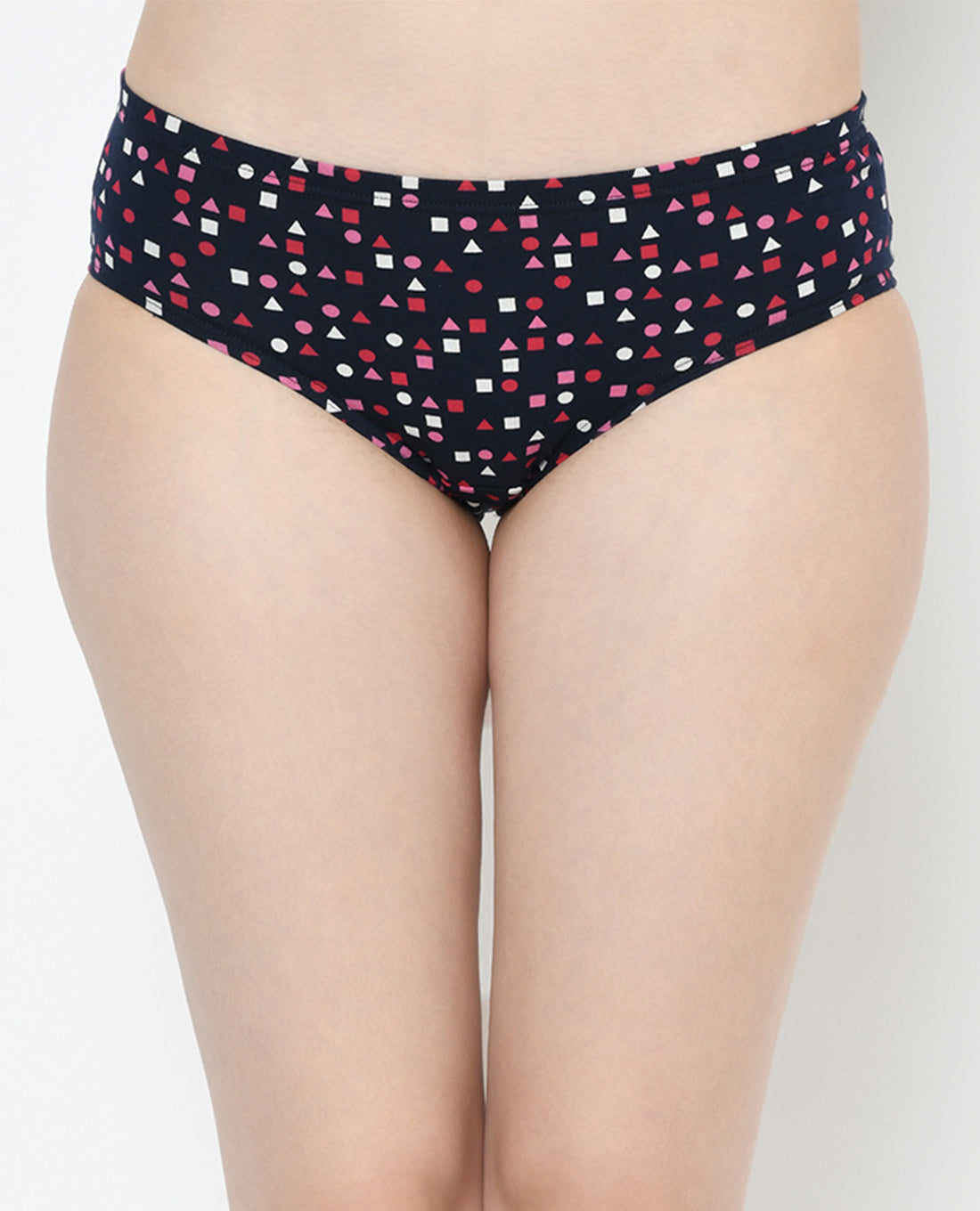 3 Pack Abstract Print Mid Waist Hipster Panty (PBPN0044)