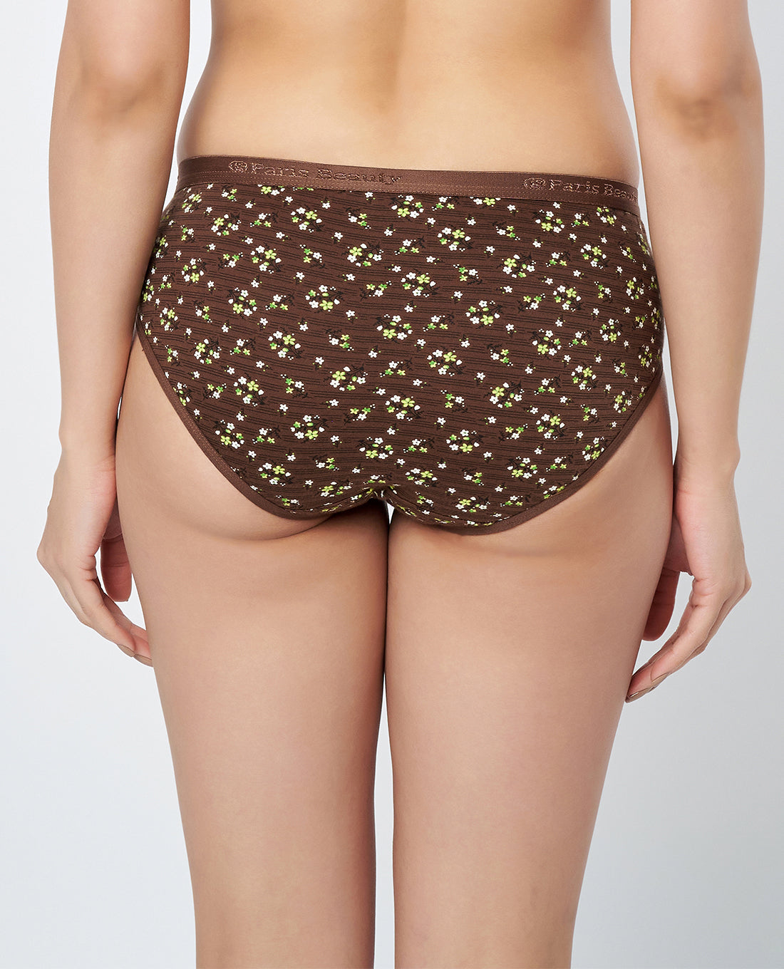 3 Pack Flower Bunch Print Mid Waist Hipster Panty (PBPN0049)