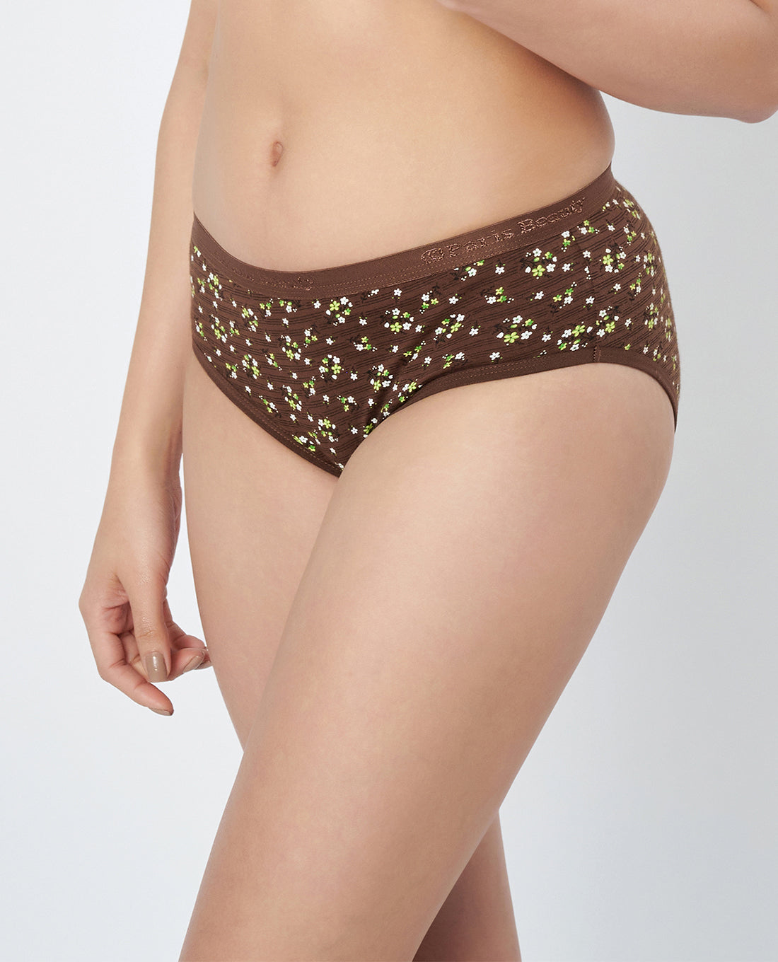 3 Pack Flower Bunch Print Mid Waist Hipster Panty (PBPN0049)