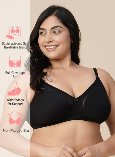 Everyday Plus Size Non-Padded Comfort Bra (PBBR1030)