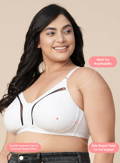Everyday Plus Size Non-Padded Comfort Bra (PBBR1029)