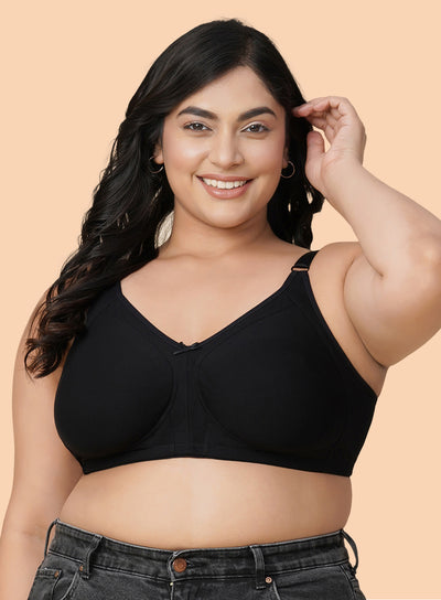 M-Frame Full Support Wire-Free Non-Padded Seamless Bra (PBBR1037)