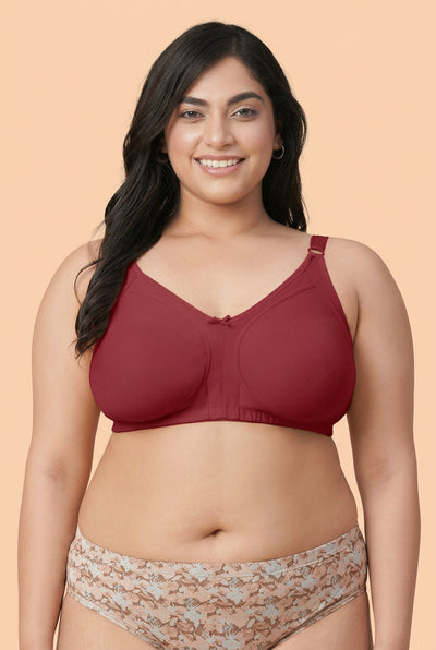 M-Frame Full Support Wire-Free Non-Padded Seamless Bra (PBBR1037)