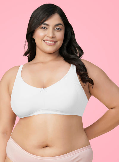 Full Coverage  Encircled Wire-Free Non-Padded Bra (PBBR1035)
