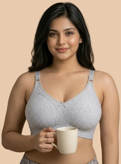 M-Frame Full Support Wire-Free Non-Padded Seamless Bra (PBBR1037)