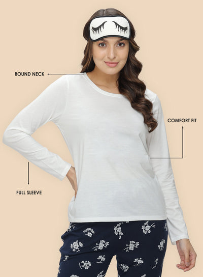 ROUND NECK PLAIN FULL SLEEVE T-SHIRT (PBTS2010)