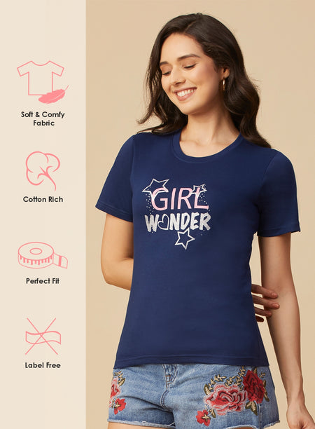 ROUND NECK PRINTED T-SHIRT (PBTS4030-2)