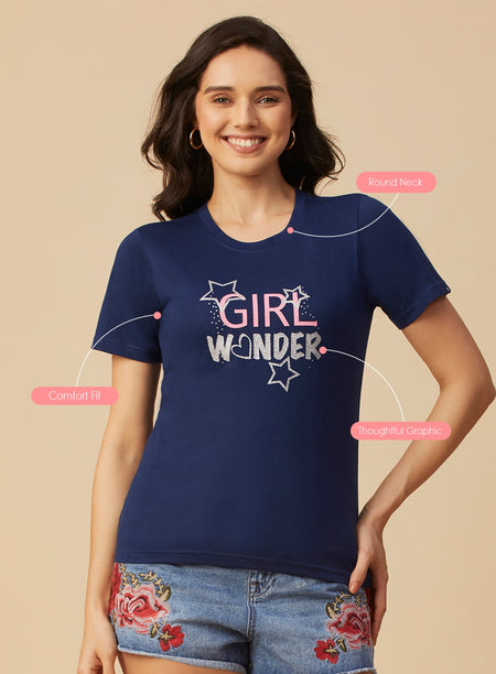 ROUND NECK PRINTED T-SHIRT (PBTS4030-2)
