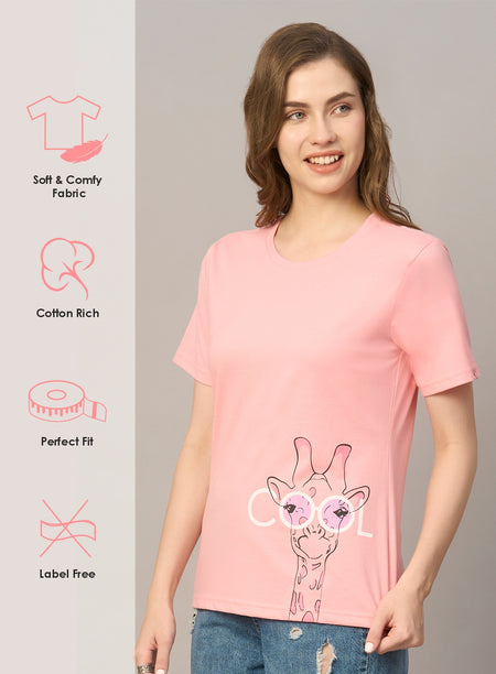 ROUND NECK PRINTED T-SHIRT (PBTS4030-5)