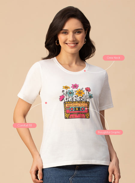 ROUND NECK PRINTED T-SHIRT (PBTS4040-2)