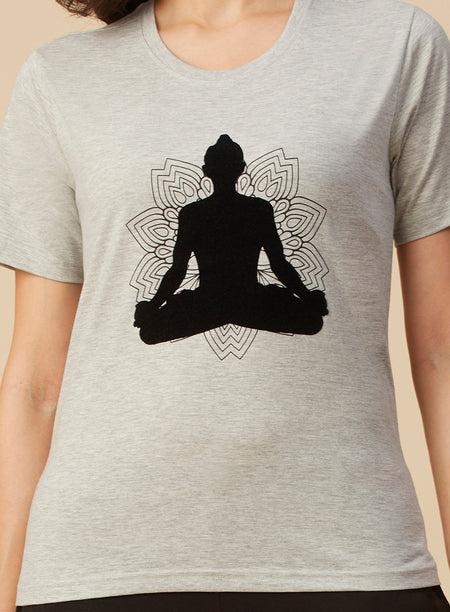 ROUND NECK PRINTED T-SHIRT (PBTS4040-4)