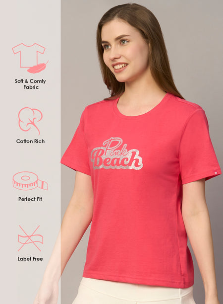 ROUND NECK PRINTED T-SHIRT (PBTS4050-1)
