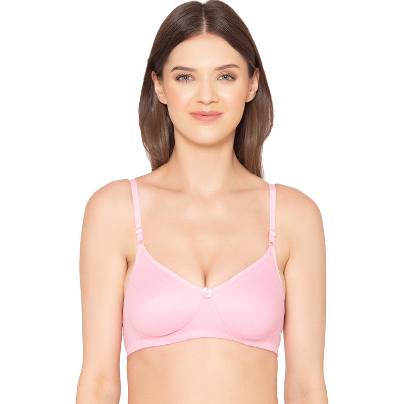 Women’s Pack of 2 seamless Non-Padded, Non-Wired Bra (COMB09-PINK)