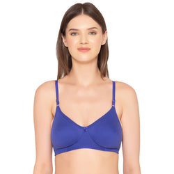 Women’s seamless Non-Padded, Non-Wired Bra (BR013-ROYAL BLUE)