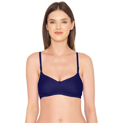 Women’s seamless Non-Padded, Non-Wired Bra (BR014-NAVY BLUE)