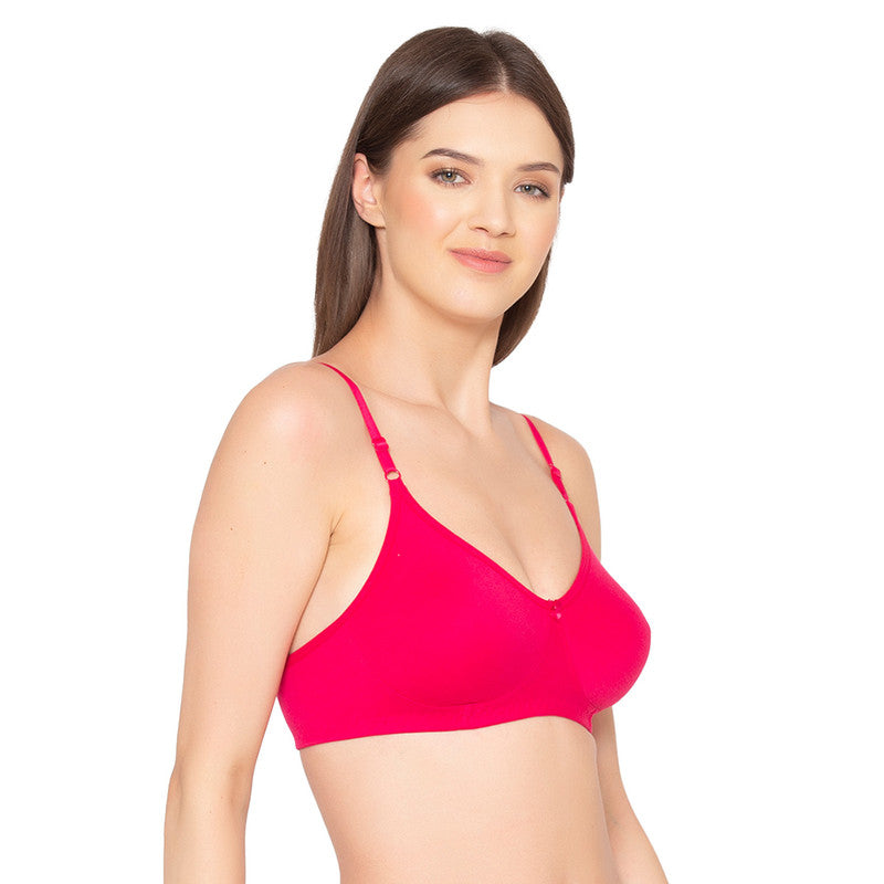 Women’s seamless Non-Padded, Non-Wired Bra (BR013-MAGENTA)