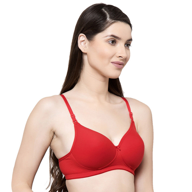 SEMI/MEDIUM COVERAGE PADDED NON-WIRED T-SHIRT BRA 34B - Roopsons