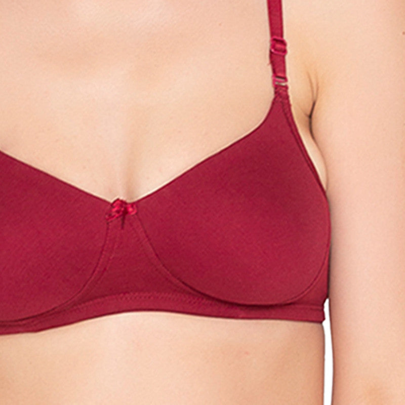 Women’s seamless Non-Padded, Non-Wired Bra (BR014-MAROON)