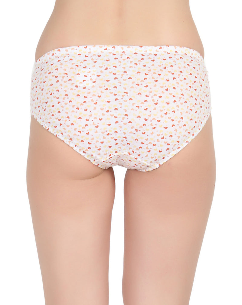 Assorted Soft Fabric Printed Full Coverage Regular Panty(Pack of 3)