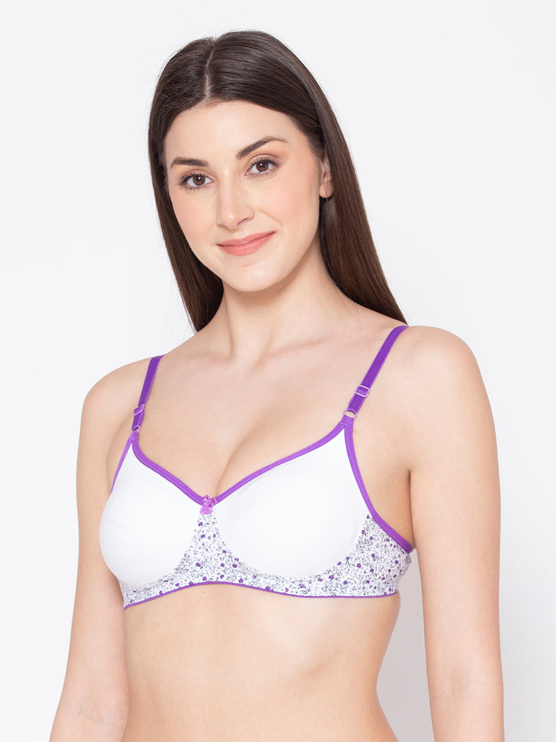 Buy Groversons Paris Beauty Women Full Coverage Everyday LACE Bra Pink at