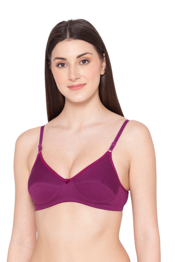 Buy Groversons Paris Beauty Women's Cotton Non-Padded Non-Wired Top net  fabric Bra (BR001) Online at Best Prices in India - JioMart.
