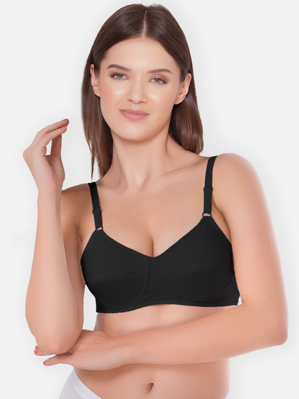 Women's Non-padded Non-wired Side Support Encircled Bra (BR132