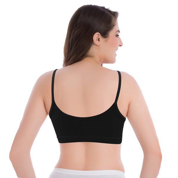Groversons Paris Beauty Women's Padded Non-Wired Racer Back Sports Bra  (BR173)
