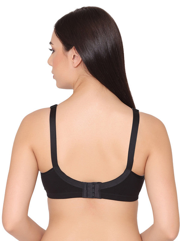 Buy Groversons Paris Beauty Super Support M-Frame Non Padded Everyday  Cotton Bra (BR133-BLACK-32B) at