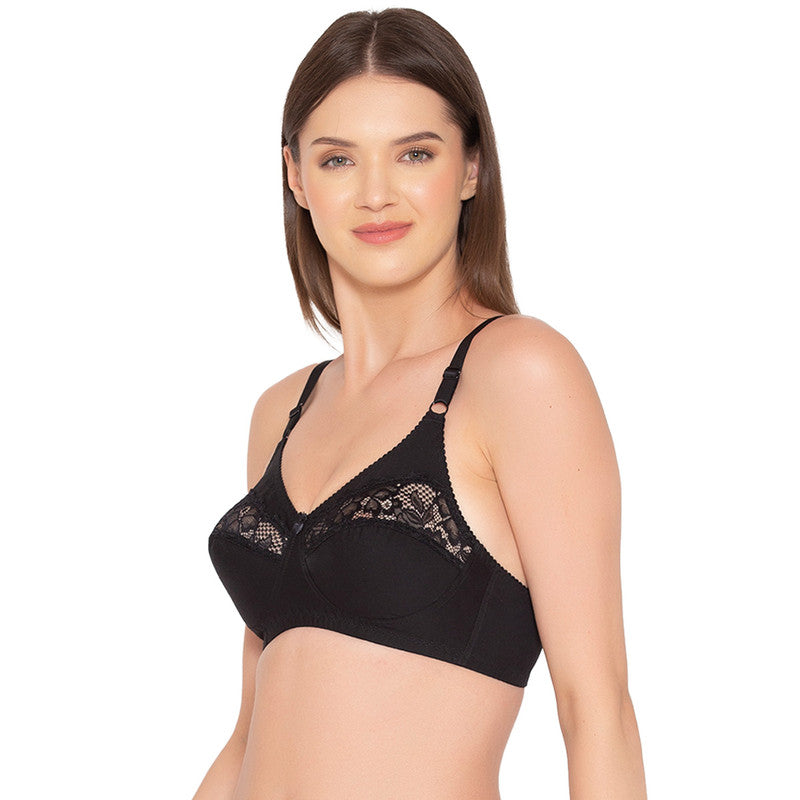 Groversons Paris Beauty women's cotton full coverage non-padded non-wired  bra-PO2 (36D)