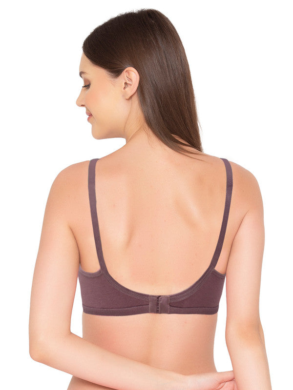 Groversons Paris Beauty Women's Non-Padded, Non-Wired, Multiway, T-Shirt Bra , Moulded Bra (BR185-CRUSHED BERRY)