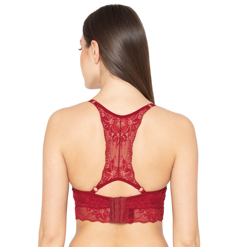 Groversons Paris Beauty Women's Lace Padded Wire-Free Bra (BR192
